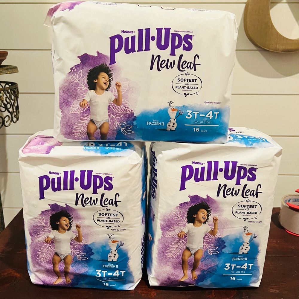 HUGGIES PULL UPS NEW LEAF 3T-4T